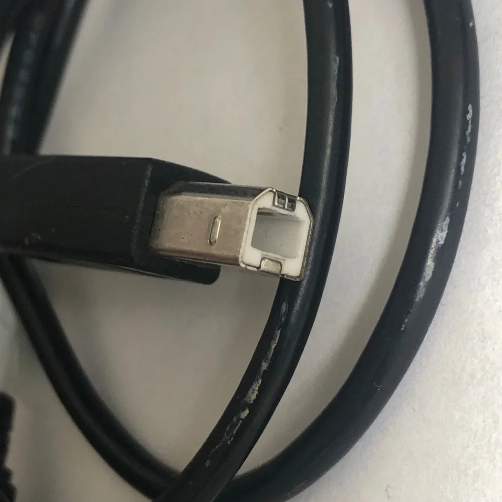 Black Printer Cable